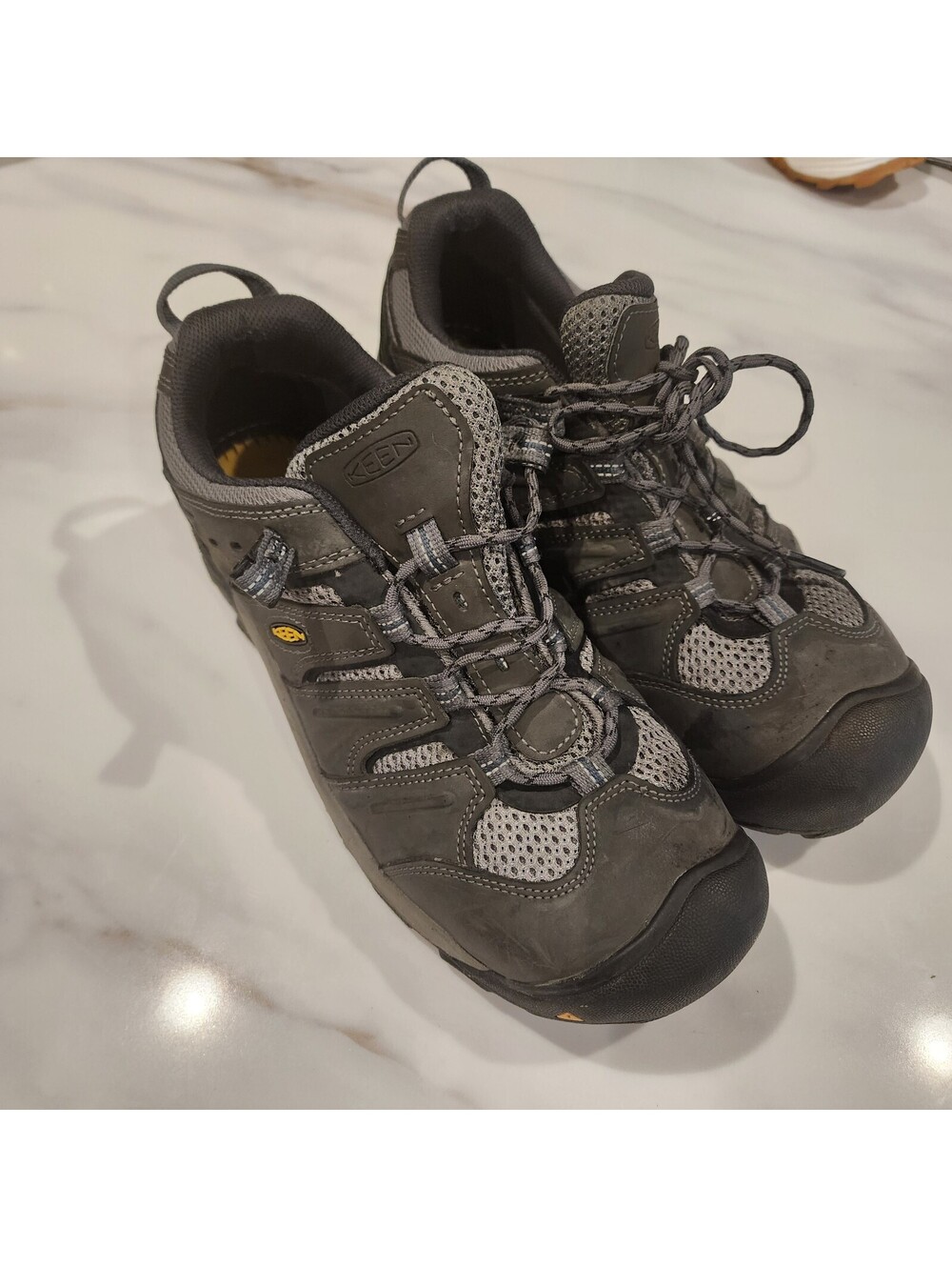 KEEN Utility Men’s Waterproof Steel Toe Work/Hiking Shoes Gray Size 11 D
